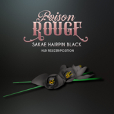 POISON ROUGE Sakae Hairpin Black