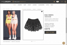 .miss chelsea. Niaa Shorts Black