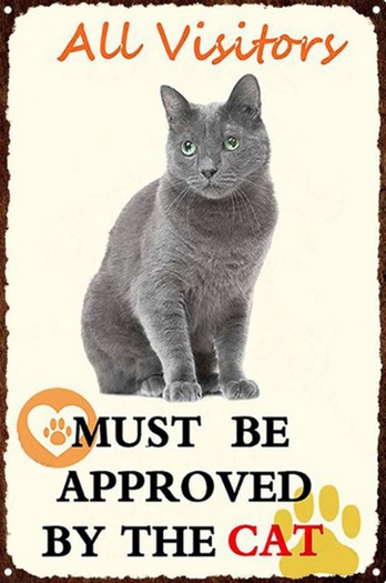 Cat Sign-Visitors
