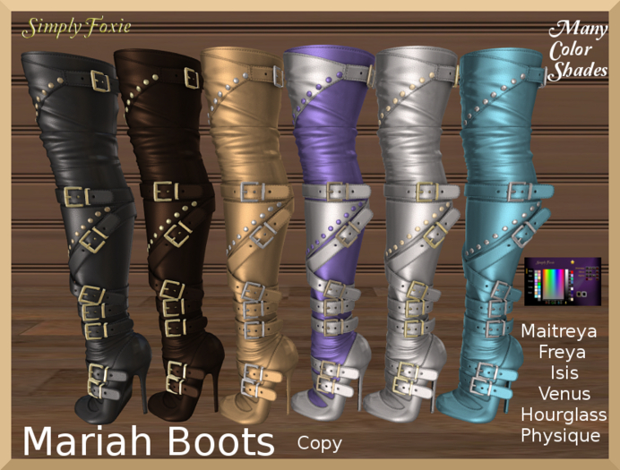 Mariah Boots With Hud (Boxed)