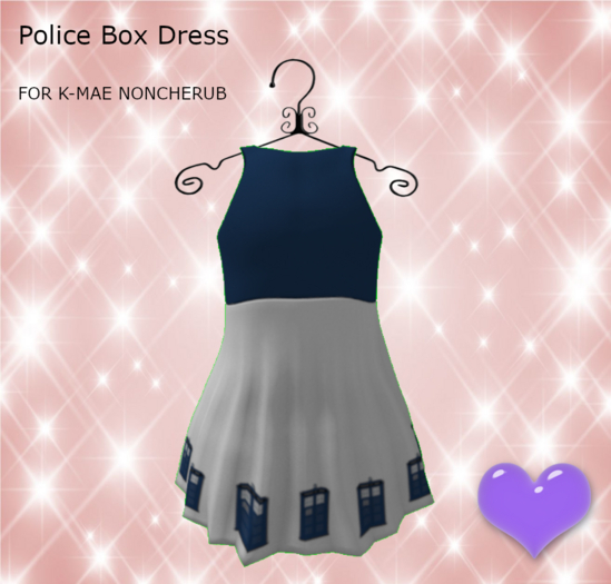 *HEB*Police Box Dress NC