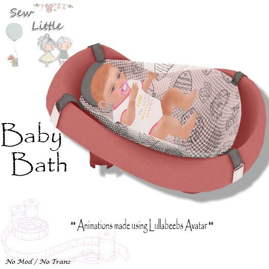 -S- Baby Bath - Fish (Red)