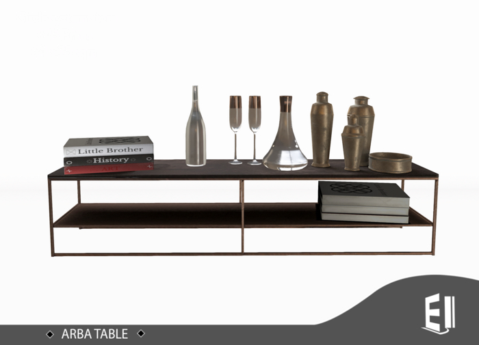 Second Life Marketplace - [Erfe Design] Arba Table PACK