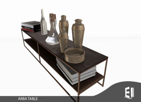 Second Life Marketplace - [Erfe Design] Arba Table PACK
