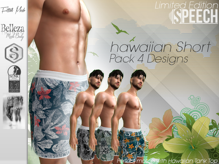 SPEECH Short Hawaiian Pack DEMO