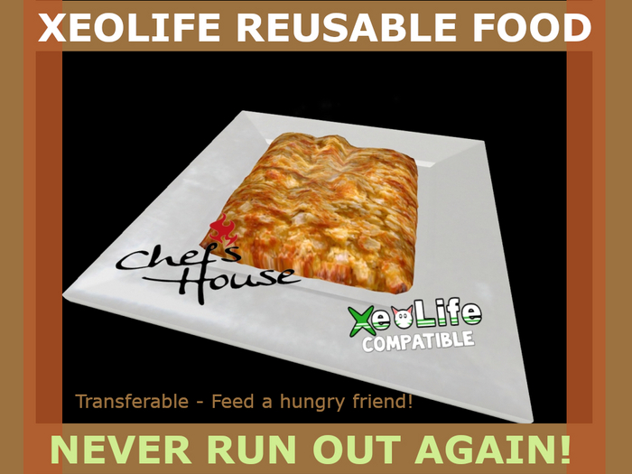 Xeolife Reusable Food - Cheese & Potato Casserole