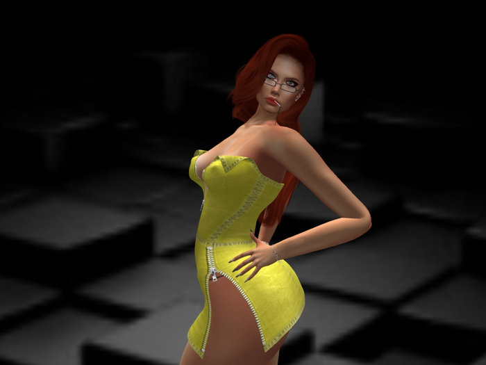 Label Difference - GUNSHOT YELLOW DRESS BAG