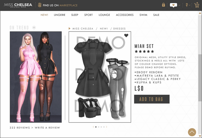 .miss chelsea. DEMO Miah Set