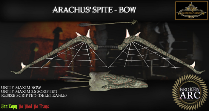 Arachus' Spite - Unity Maxim Bow (UM v2.5 boxed)