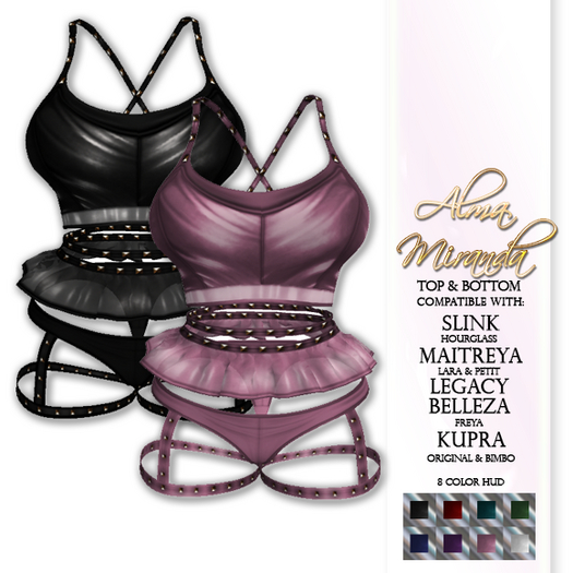 .: AlmaMiranda :. Racy Leather Top & Microskirt