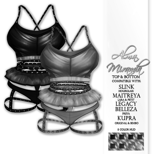 DEMO .: AlmaMiranda :. Racy Leather Top & Microskirt