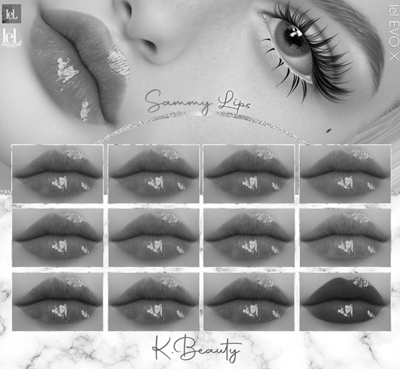K.BEAUTY - DEMO SAMMY  LIPGLOSS - LELUTKA EVO - EVO X