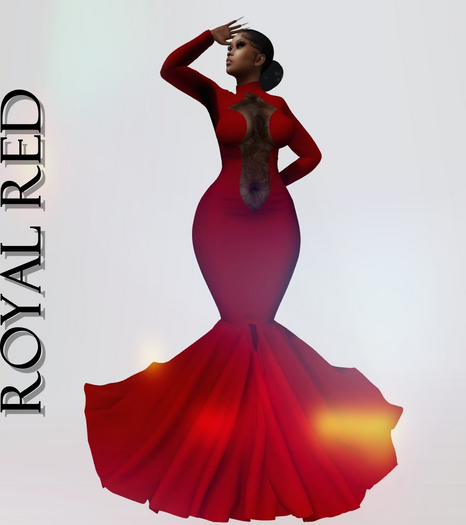 Sensation Dress Royal Red