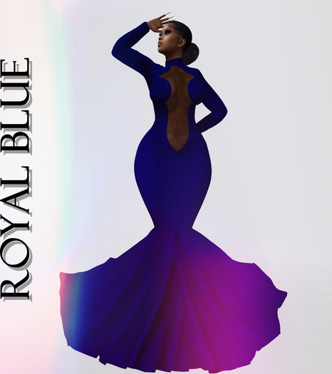 Sensation Dress Royal Blue