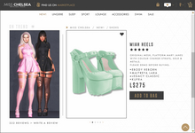 .miss chelsea. Miah Heels Mint