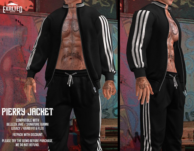 ExalteD - Pierry Jacket {Bell/Sign/Legacy/Kario} Blue