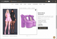 .miss chelsea. Miah Heels Lilac