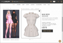.miss chelsea. Miah Dress White