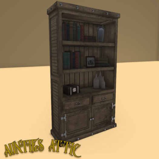 ATTIC - Rustic Bookshelf