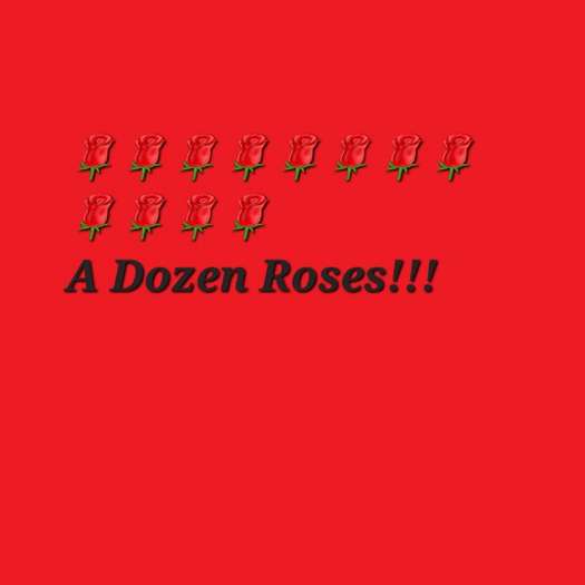 dozen red long stem roses