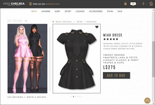 .miss chelsea. Miah Dress Black
