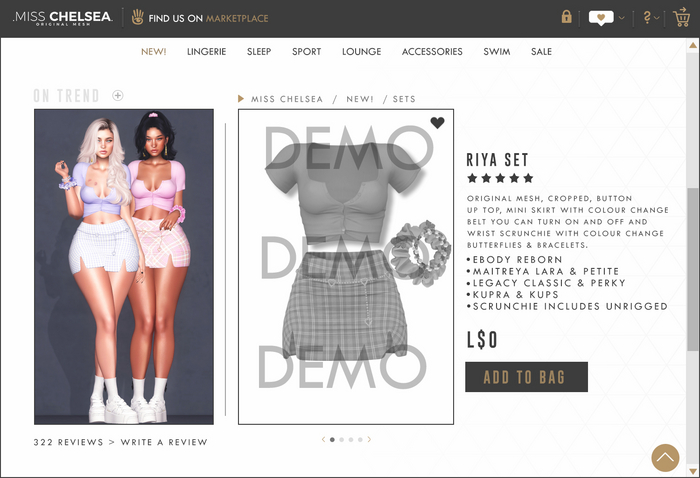 .miss chelsea. DEMO Riya Set