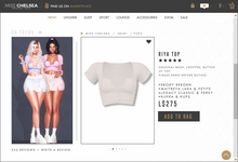 .miss chelsea. Riya Top White