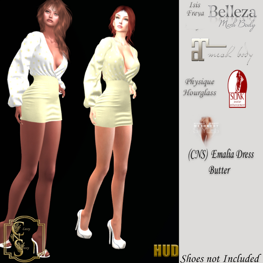 (CNS) Emalia Dress Butter (Add)