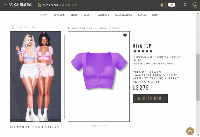 .miss chelsea. Riya Top Very Peri