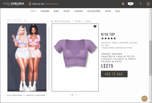 .miss chelsea. Riya Top Lavender