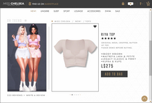 .miss chelsea. Riya Top Creme