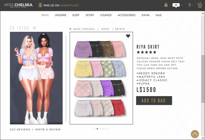 .miss chelsea. Riya Skirt Fatpack