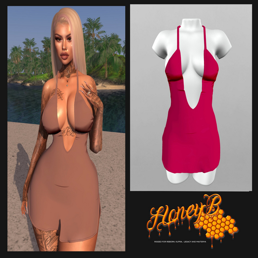 HB UNPACK ME HOTPINK BABY DRESS