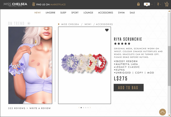 .miss chelsea. Riya Scrunchie Colour Pack 4
