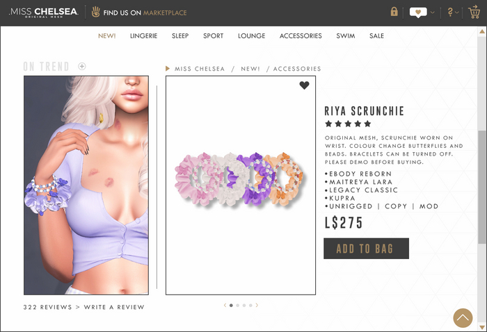 .miss chelsea. Riya Scrunchie Colour Pack 3