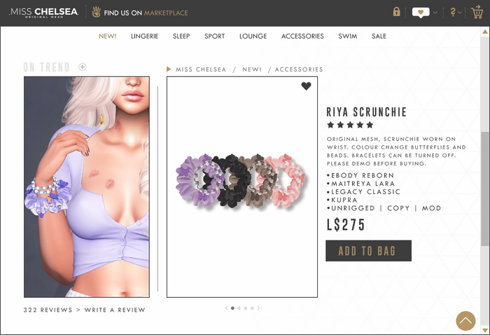 .miss chelsea. Riya Scrunchie Colour Pack 1