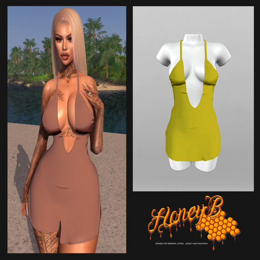 HB UNPACK ME YELLOW BABY DRESS