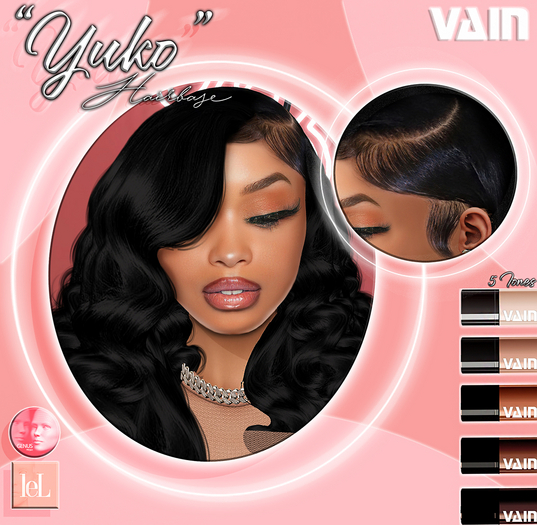 V; "Yuko" Hairbase 