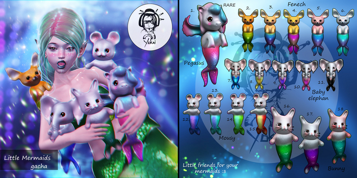 1.Yokai - Little Mermaids - Pegasus RARE