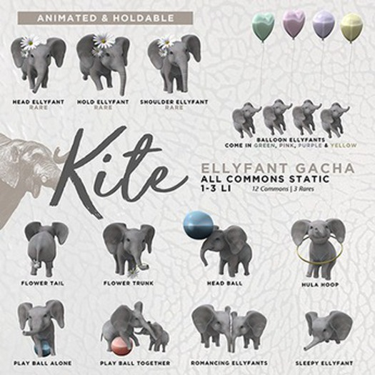 KITE - Shoulder Ellyfant RARE