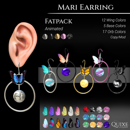 QUIXE - Mari Earring FATPACK