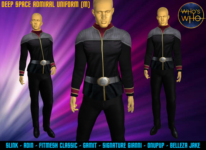 WW Deep Space Admiral Uniform (male)