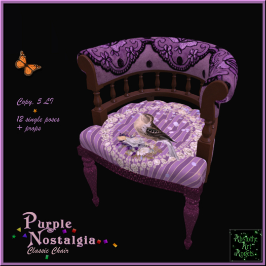 Purple Nostalgia -Classic Chair