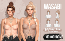 Wasabi // Bubbles Hair - Monochrome