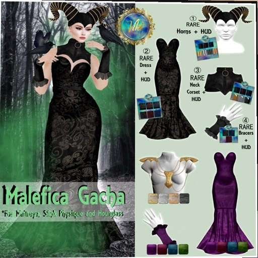 .Viki.(11) Malefica Bracers - Acqua - Common - Physique