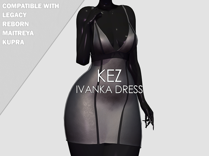 KEZ -  Ivanka dress Black