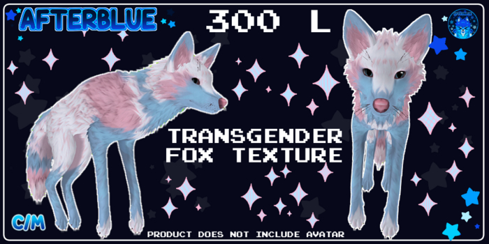 [AB] Transgender Pride TWI Fox Texture Applier
