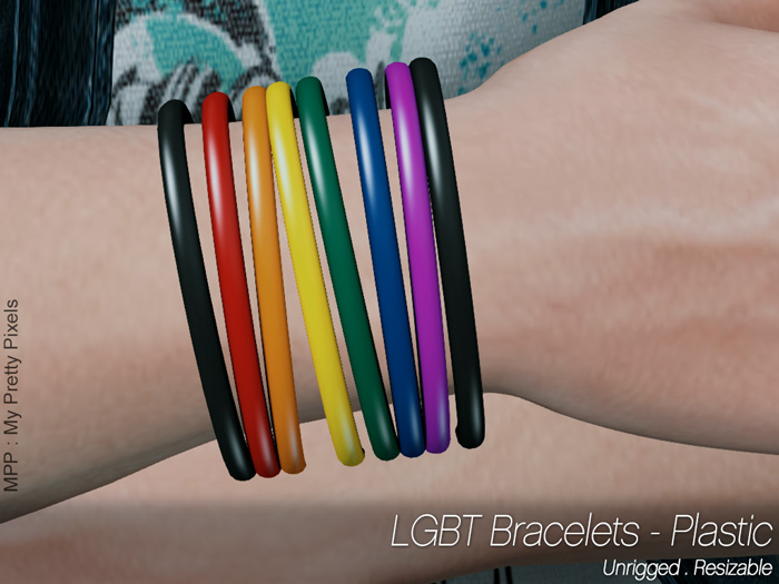 - MPP Mesh - LGBT Jewels - Plastic Bracelets