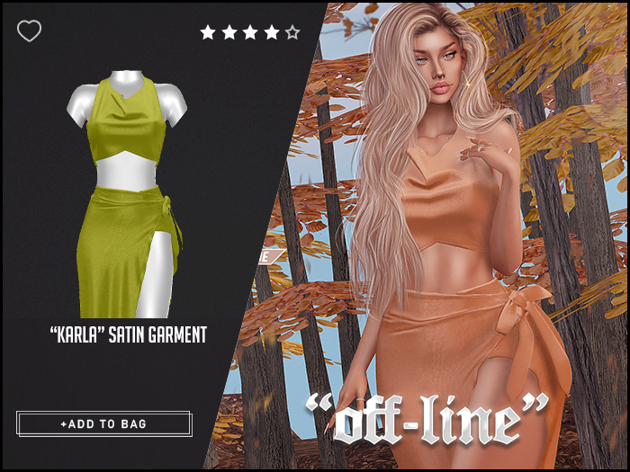 "Off-Line" x "Karla" Set / Pistachio
