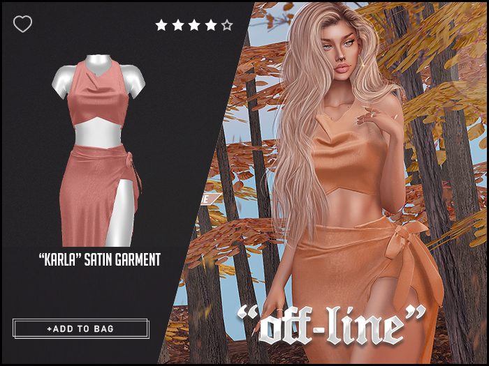"Off-Line" x "Karla" Set / Marzipan